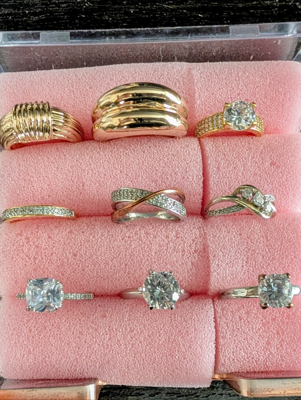 Lot Of Gold And Silver Rings